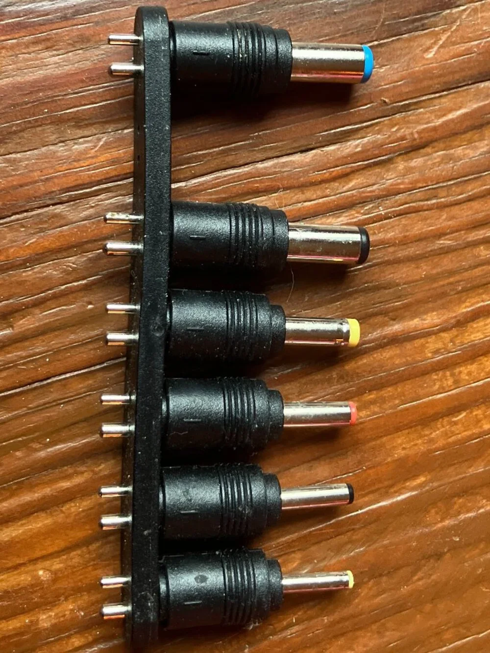 Universal 6-Piece DC Power Adapter Tip Set (5.5mm Base)